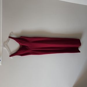 Red David's Bridal Bridesmaid Dress